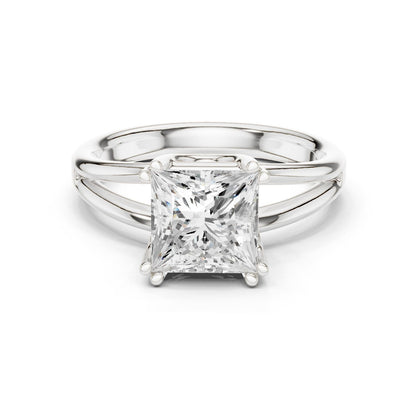 Princess Lab Grown Diamond Solitaire Engagement Ring