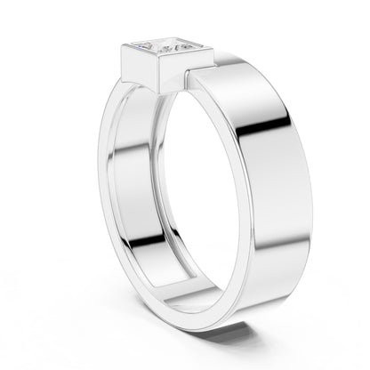 Men's Princess Lab Grown Diamond Ring