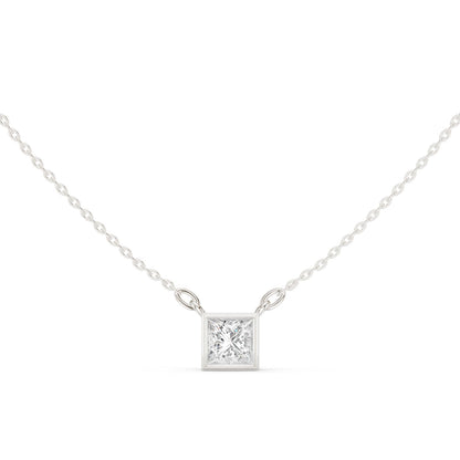 Princess Lab Grown Diamond Pendant