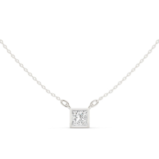 Princess Lab Grown Diamond Pendant