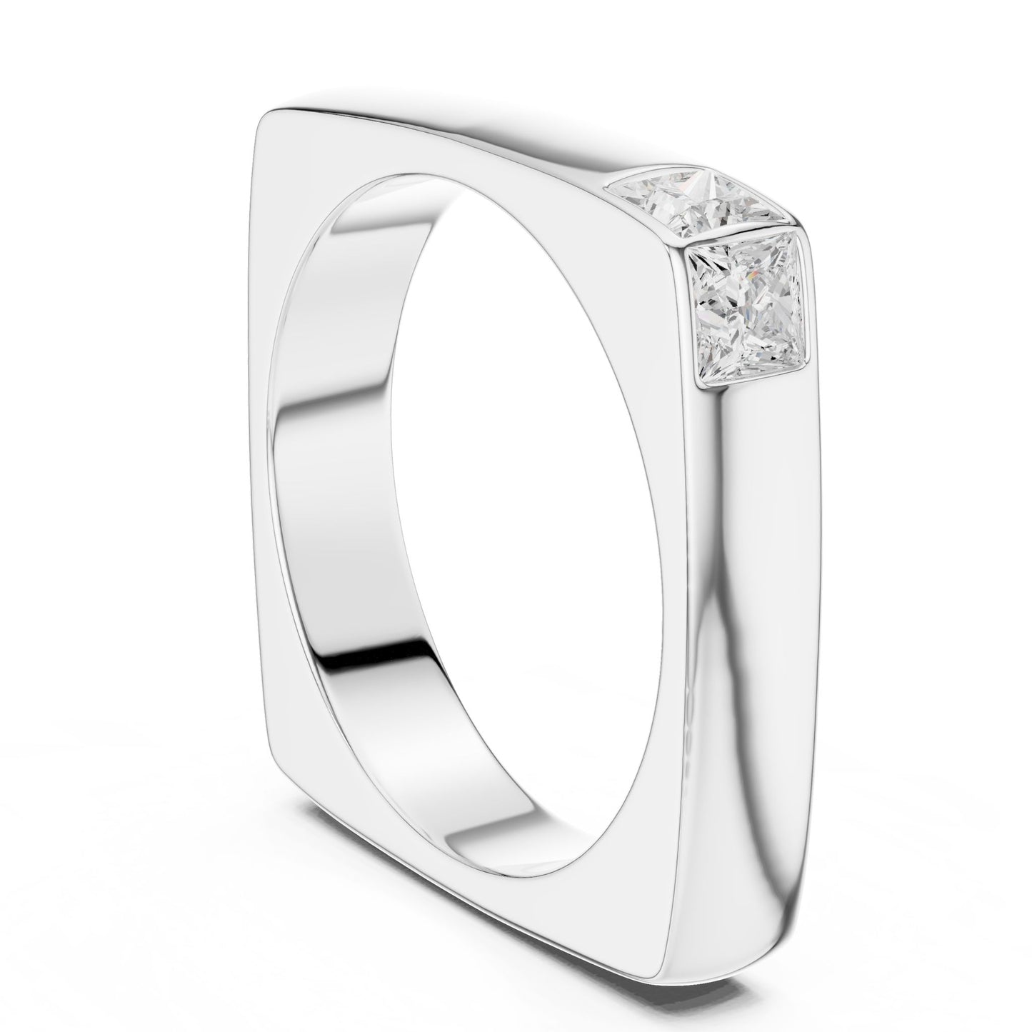 Men's Princess Lab Grown Diamond Ring
