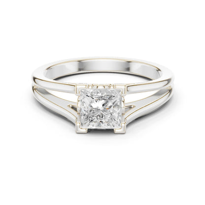 Princess Lab Grown Diamond Solitaire Engagement Ring