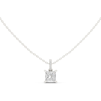 Princess Lab Grown Diamond Pendant