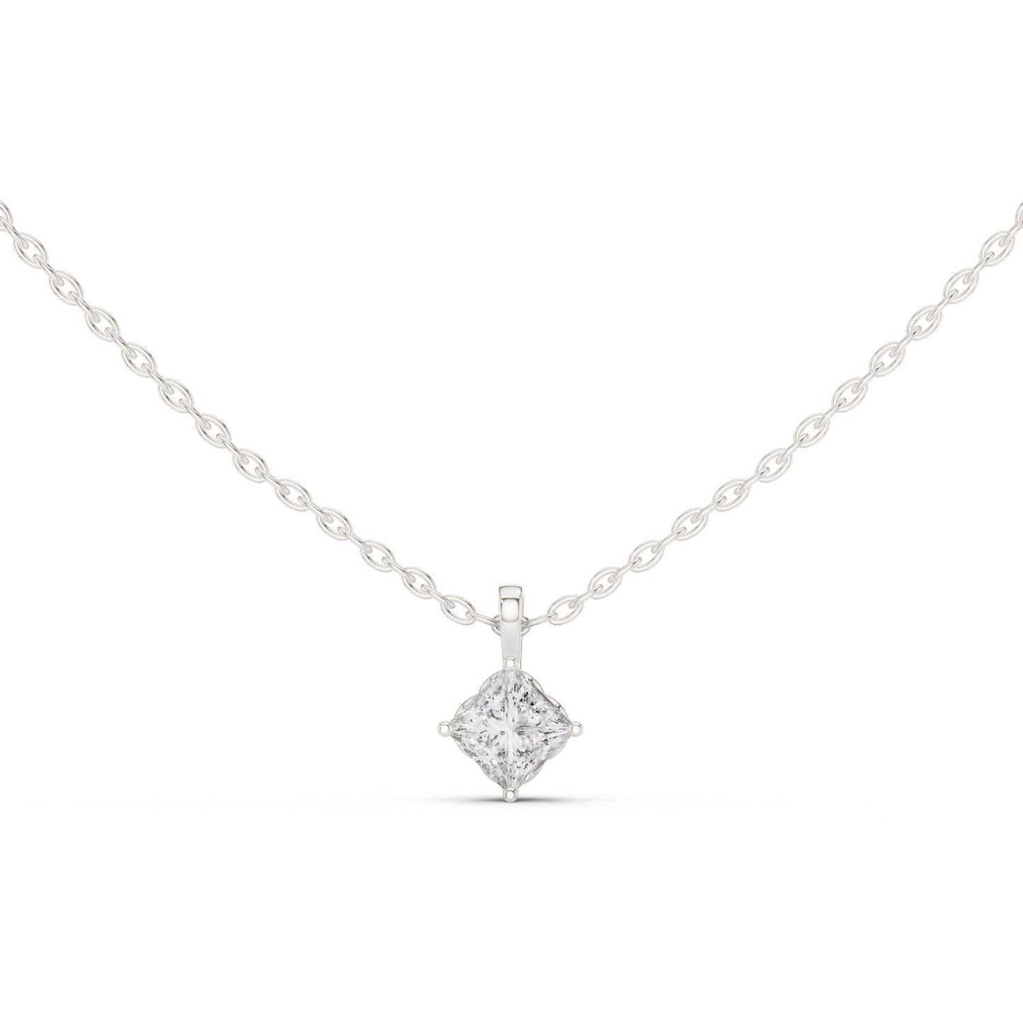 Princess Lab Grown Diamond Pendant