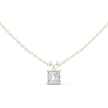 Princess Lab Grown Diamond Pendant