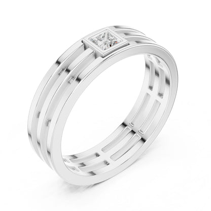 Princess Lab Grown Diamond Solitaire Engagement Ring