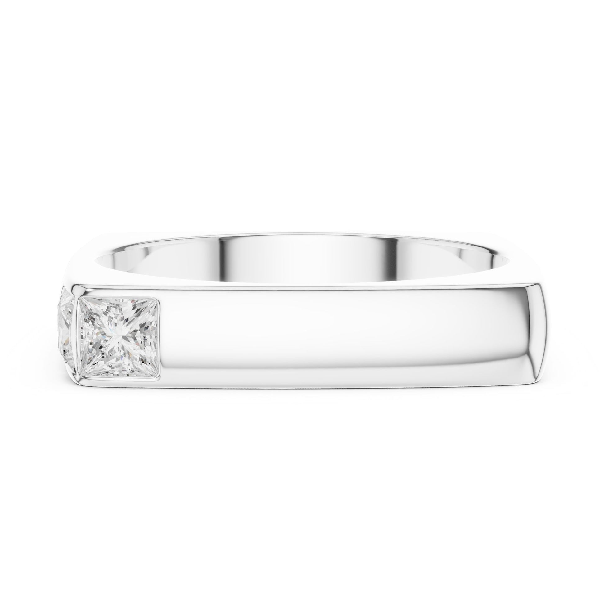 Men's Princess Lab Grown Diamond Ring