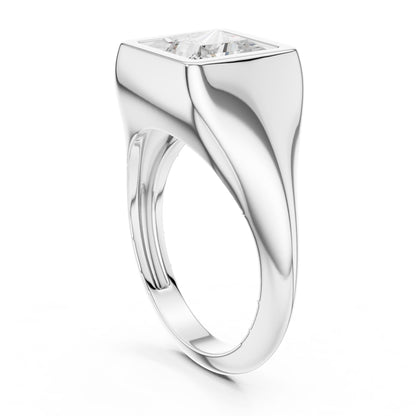 Princess Lab Grown Diamond Solitaire Engagement Ring