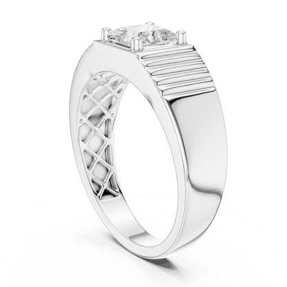 Men's Princess Lab Grown Diamond Ring