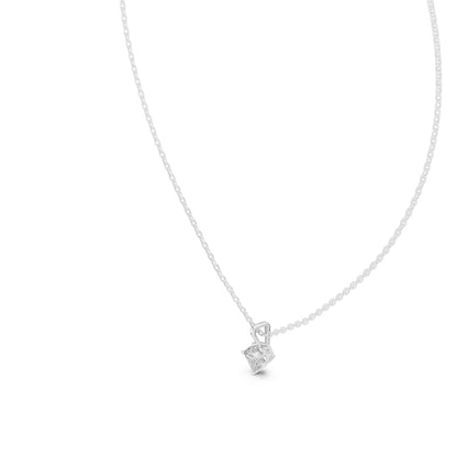 Princess Lab Grown Diamond Pendant