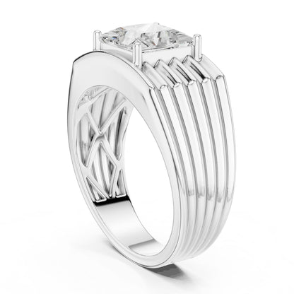 Men's Princess Lab Grown Diamond Ring
