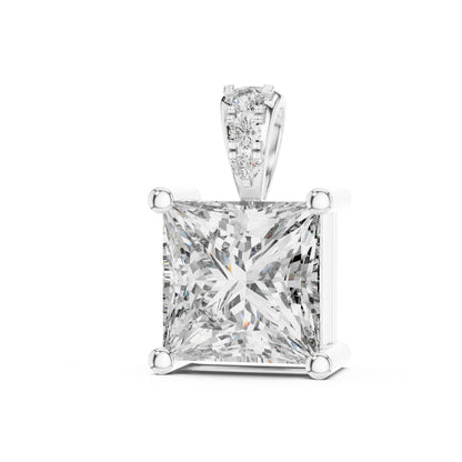 Princess Lab Grown Diamond Pendant