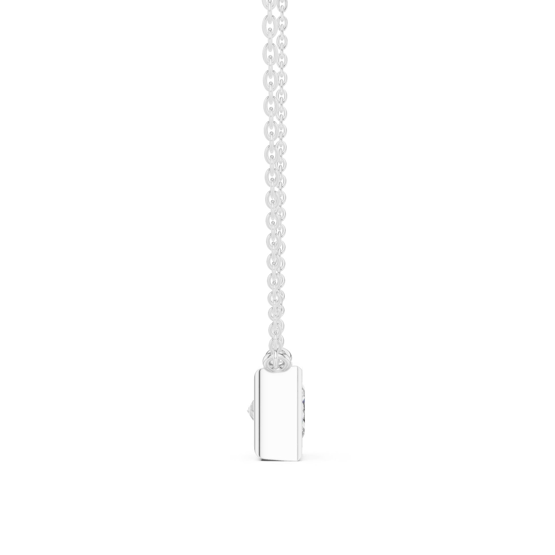 Princess Lab Grown Diamond Pendant