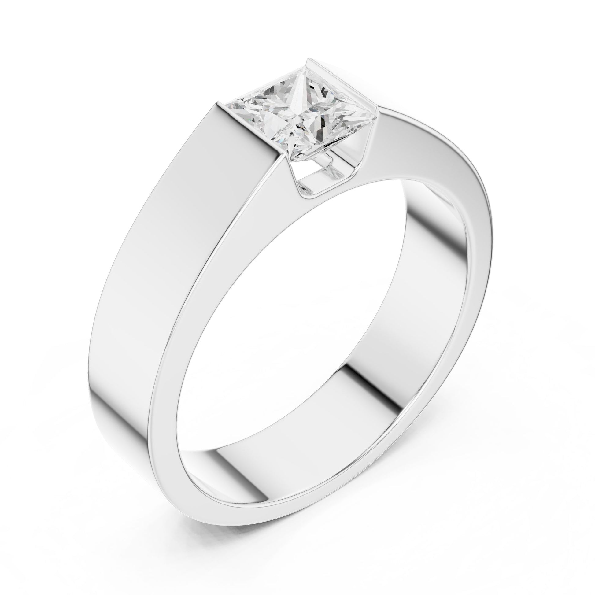 Men's Princess Lab Grown Diamond Ring