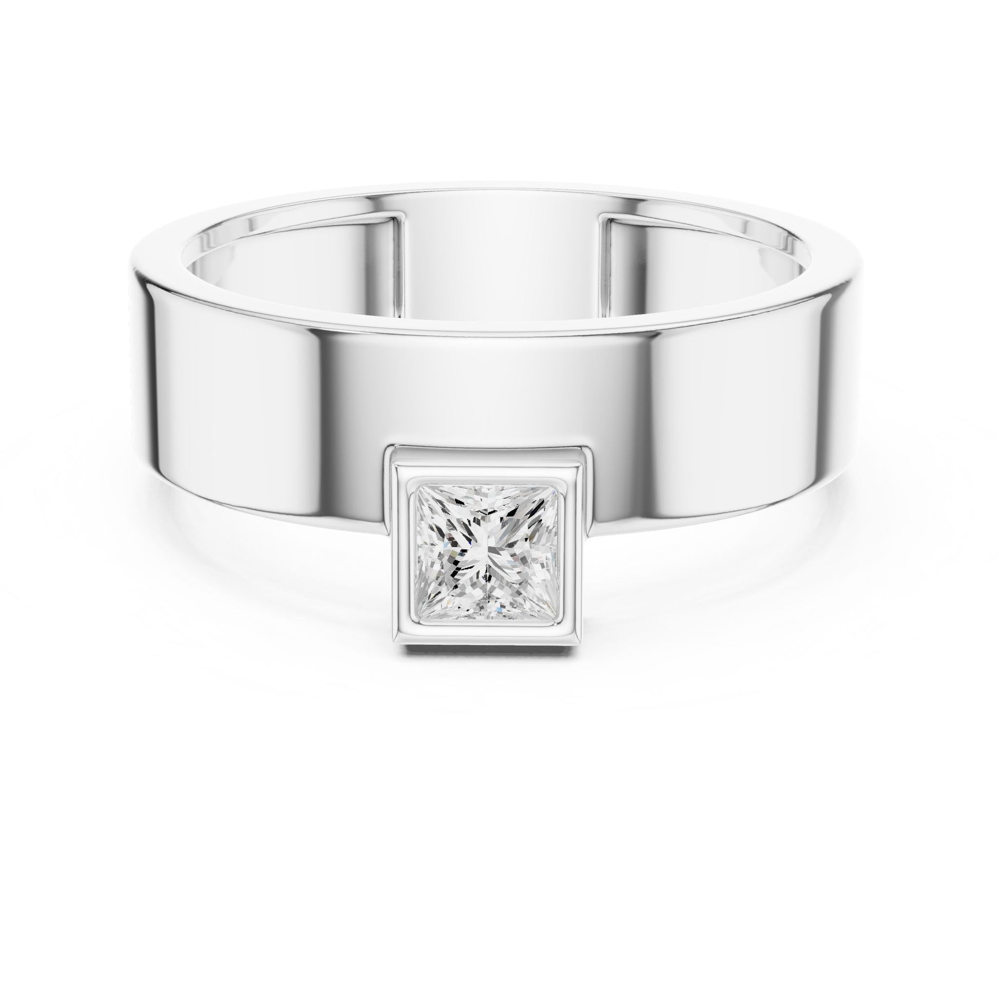 Men's Princess Lab Grown Diamond Ring