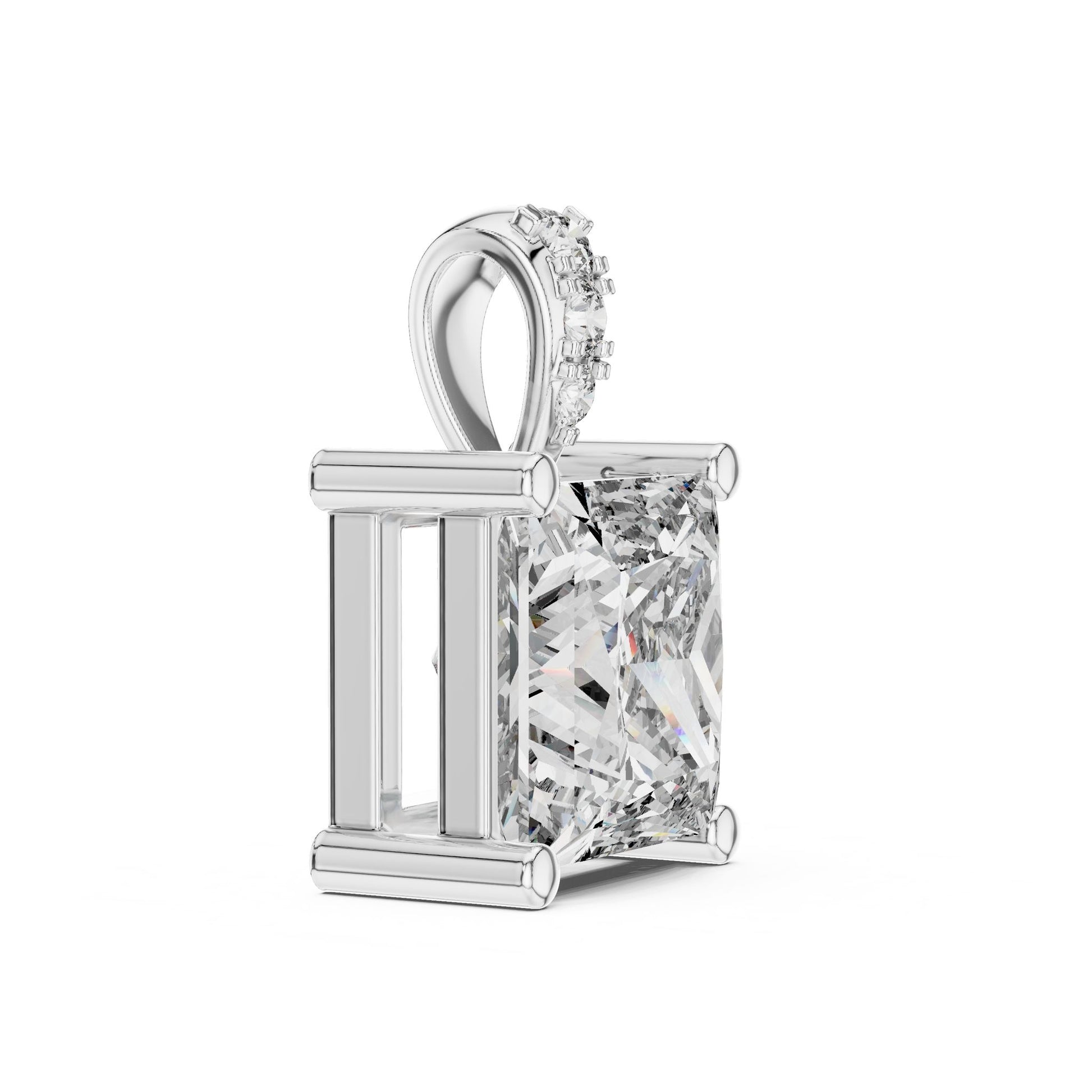 Princess Lab Grown Diamond Pendant