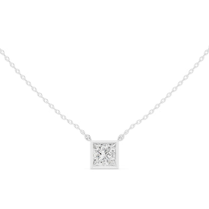 Princess Lab Grown Diamond Pendant