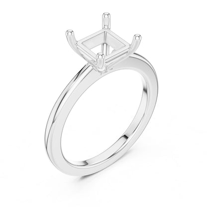 Princess Lab Grown Diamond Solitaire Engagement Ring