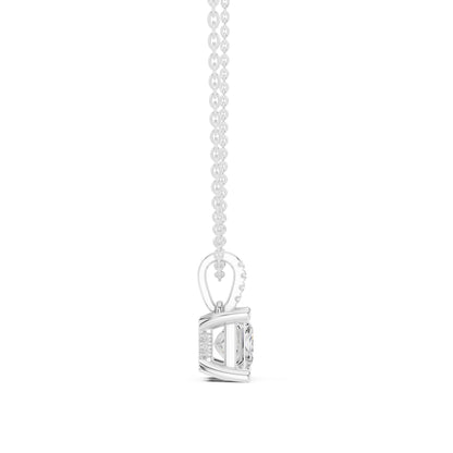 Princess Lab Grown Diamond Pendant