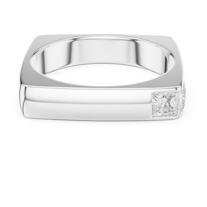 Men's Princess Lab Grown Diamond Ring