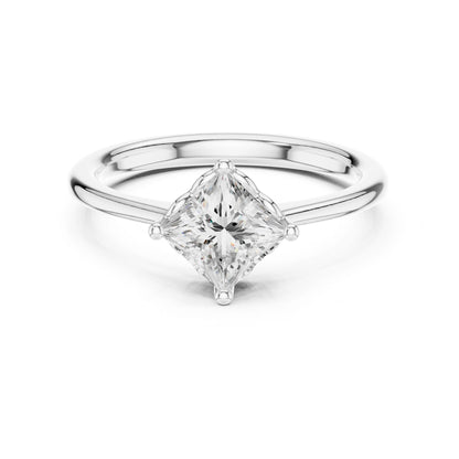 Princess Lab Grown Diamond Solitaire Engagement Ring