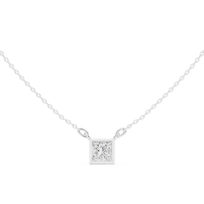 Princess Lab Grown Diamond Pendant