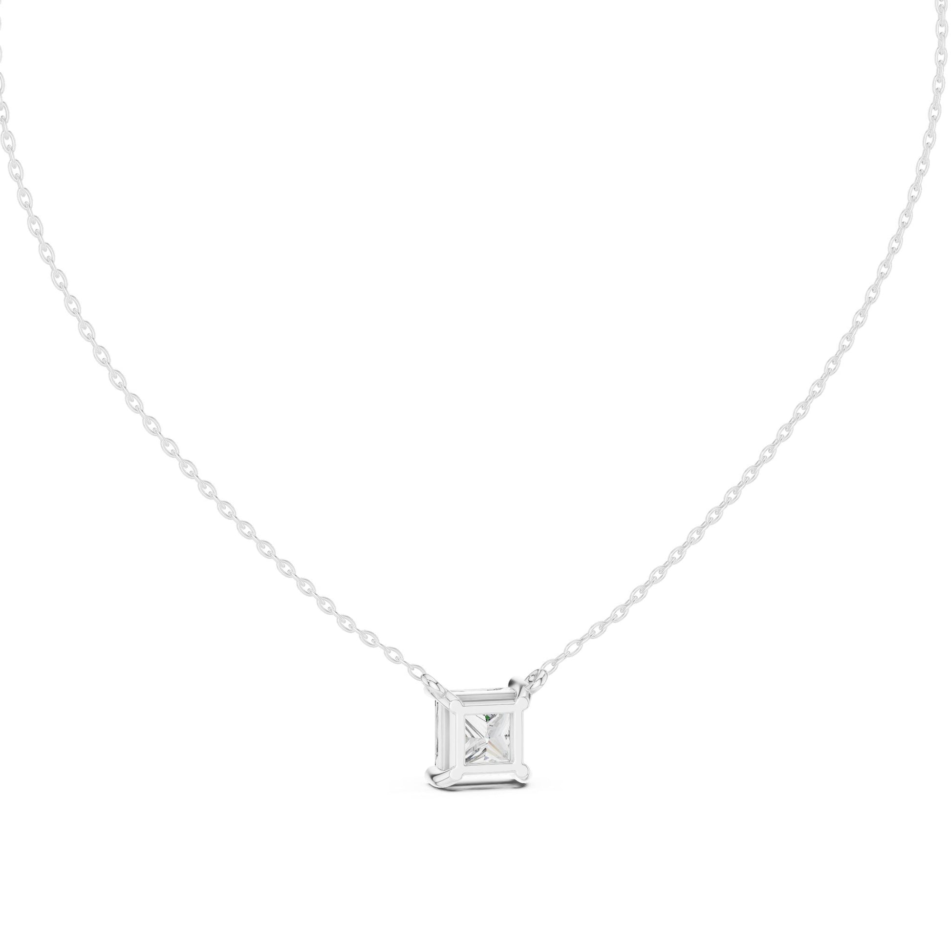 Princess Lab Grown Diamond Pendant