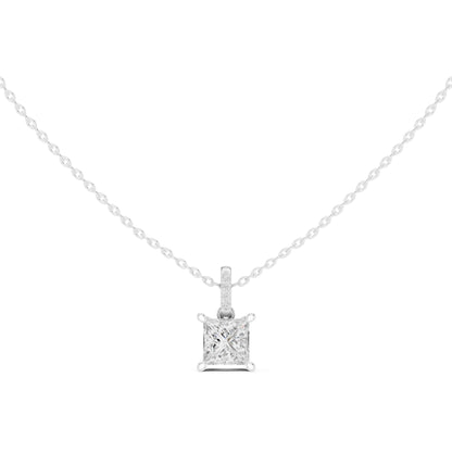 Princess Lab Grown Diamond Pendant