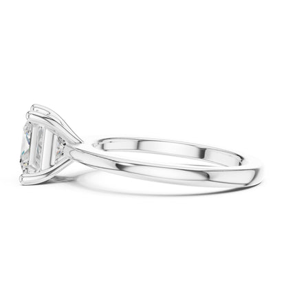 Princess Lab Grown Diamond Solitaire Engagement Ring
