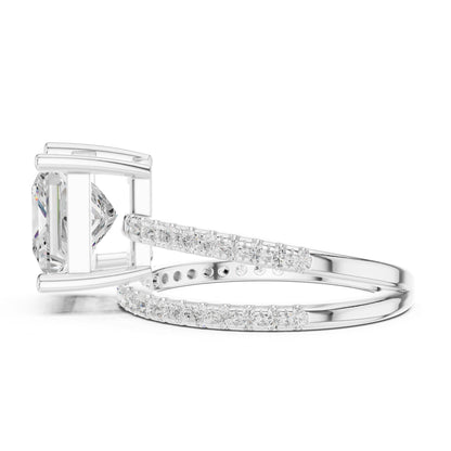 Princess Lab Grown Diamond Solitaire Engagement Ring