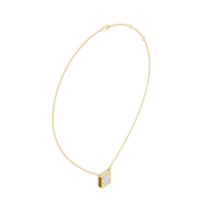 Princess Lab Grown Diamond Pendant
