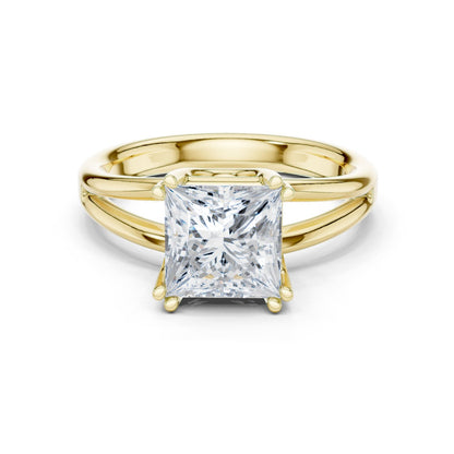 Princess Lab Grown Diamond Solitaire Engagement Ring