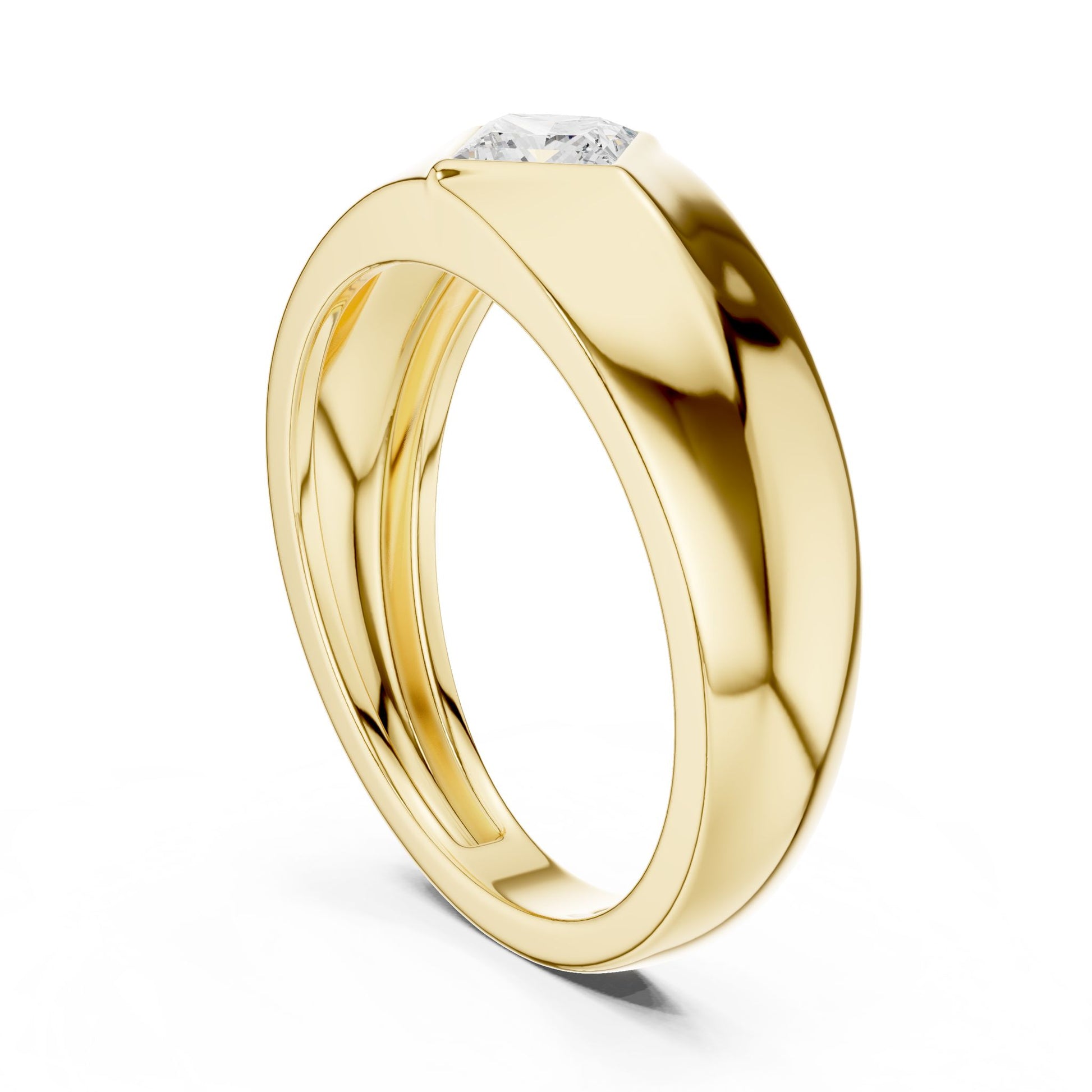Men's Princess Lab Grown Diamond Ring