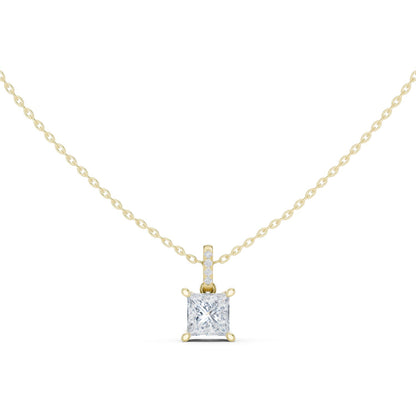 Princess Lab Grown Diamond Pendant