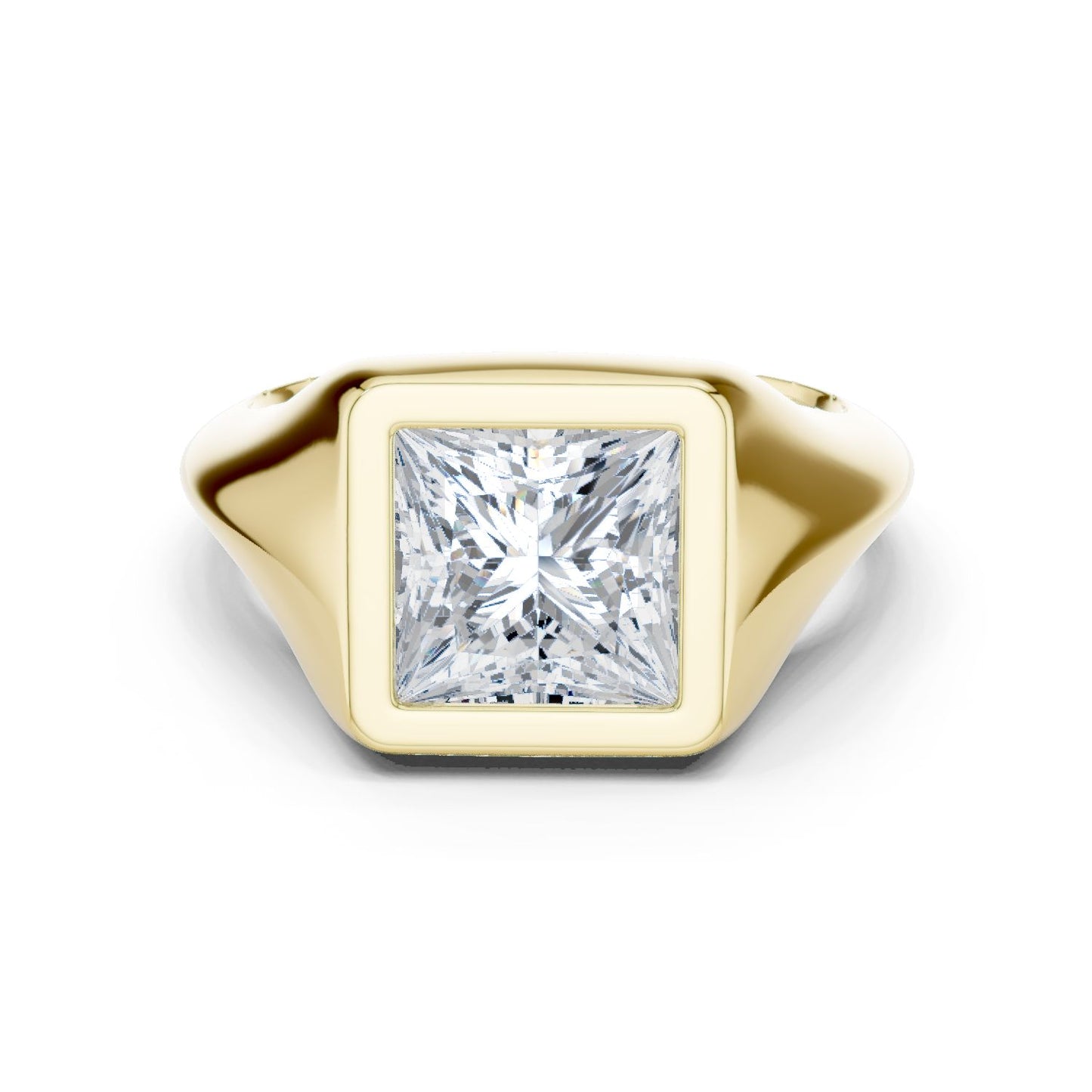 Princess Lab Grown Diamond Solitaire Engagement Ring