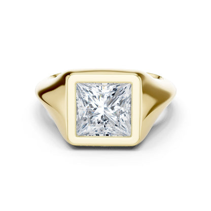 Princess Lab Grown Diamond Solitaire Engagement Ring