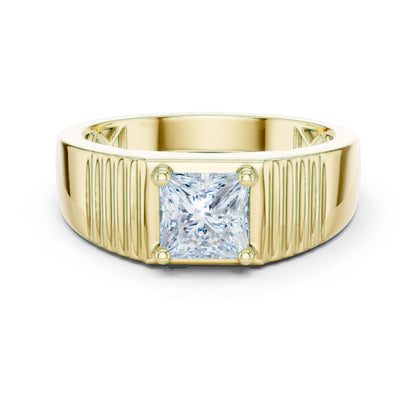 Men's Princess Lab Grown Diamond Ring