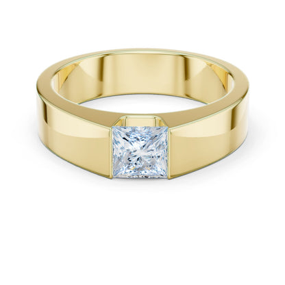 Men's Princess Lab Grown Diamond Ring