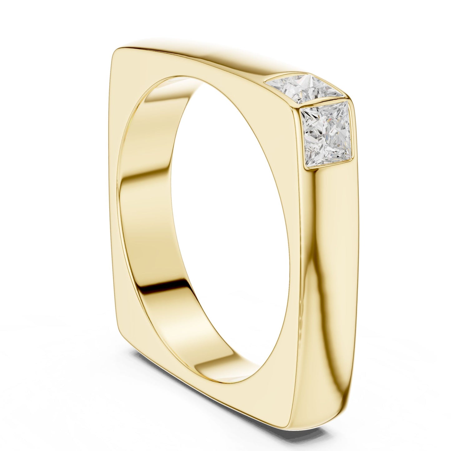 Men's Princess Lab Grown Diamond Ring