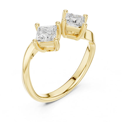 Princess Lab Grown Diamond Solitaire Engagement Ring