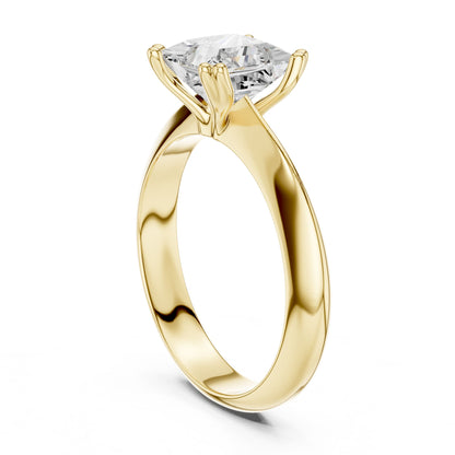 Princess Lab Grown Diamond Solitaire Engagement Ring