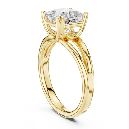 Princess Lab Grown Diamond Solitaire Engagement Ring