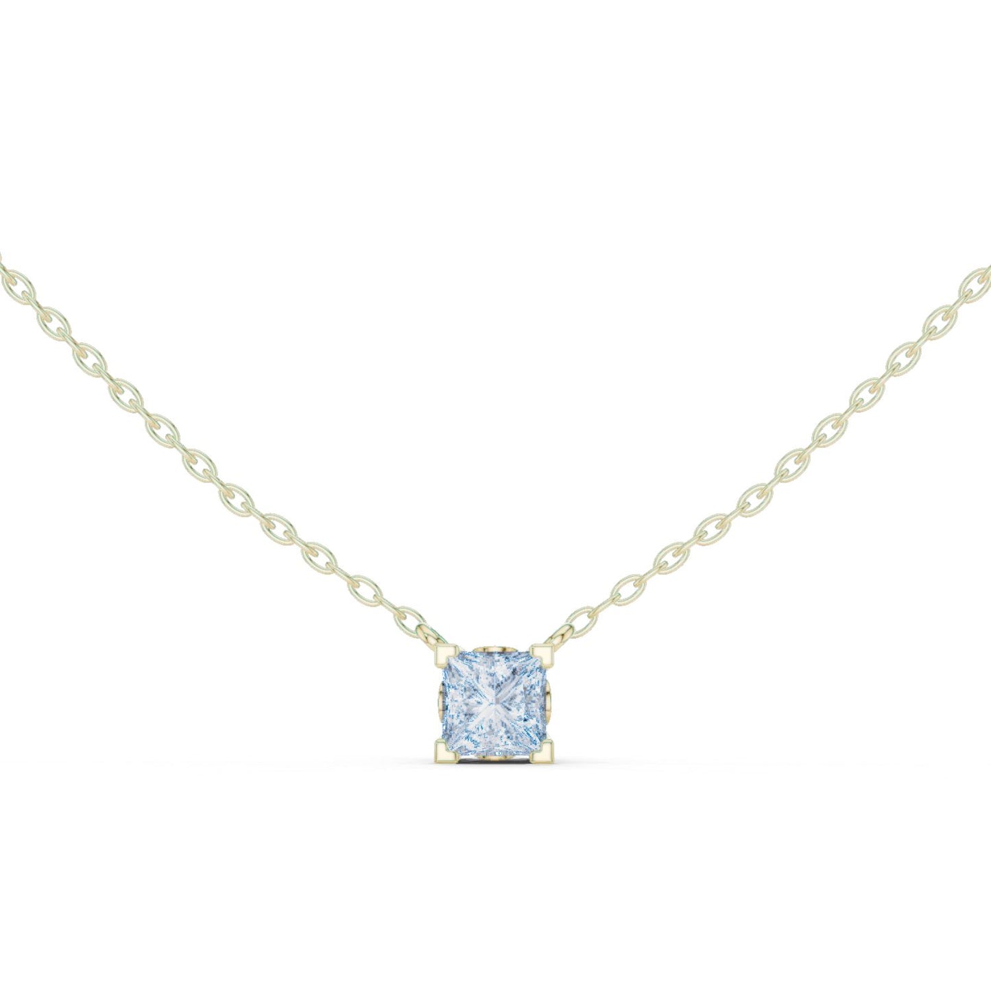 Princess Lab Grown Diamond Pendant