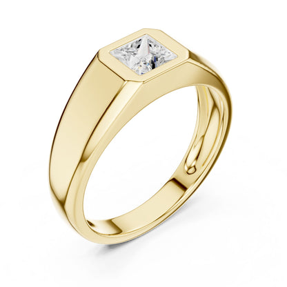 Men's Princess Lab Grown Diamond Ring