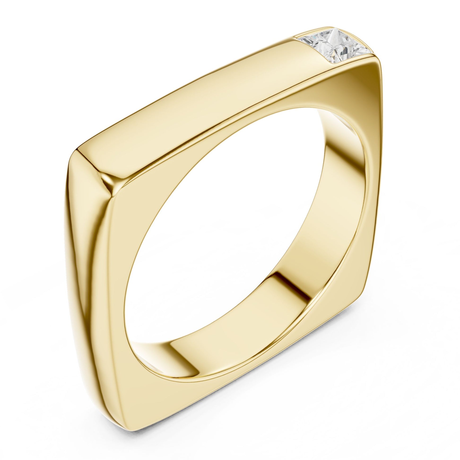 Men's Princess Lab Grown Diamond Ring