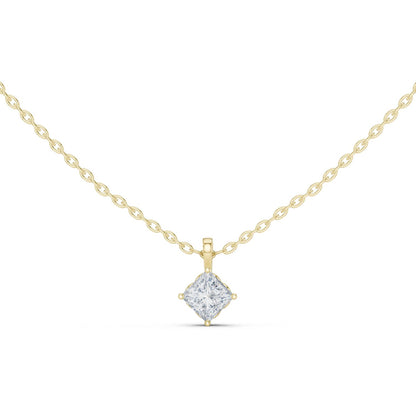 Princess Lab Grown Diamond Pendant