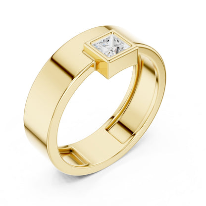 Men's Princess Lab Grown Diamond Ring