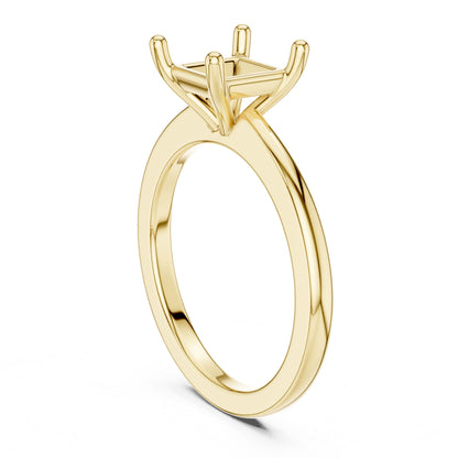 Princess Lab Grown Diamond Solitaire Engagement Ring