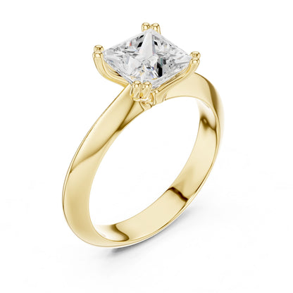 Princess Lab Grown Diamond Solitaire Engagement Ring