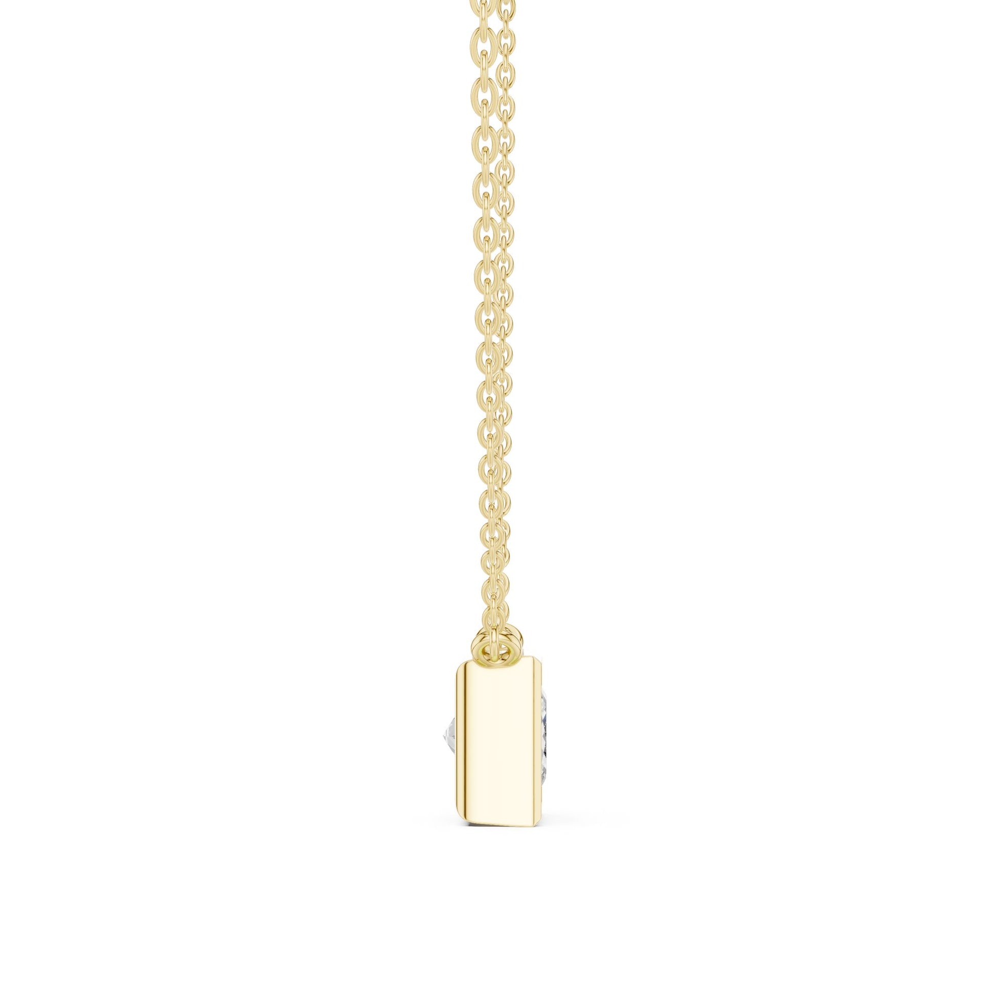 Princess Lab Grown Diamond Pendant